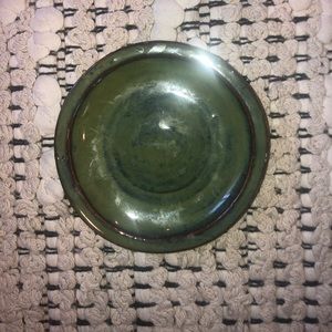 Homemade ceramic plate